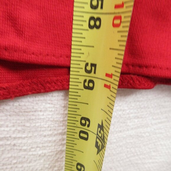 David Meister Backless Red Halter Dress Size 8 Stretch Jersey Maxi - Picture 12 of 13